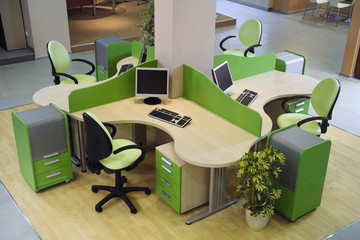 Beautiful and modern office interior design.