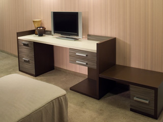 Beautiful and modern bedroom interior design.