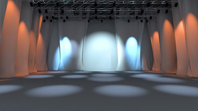 Empty stage animation