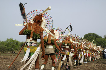 Fototapeta premium Bassari festivities in Senegal