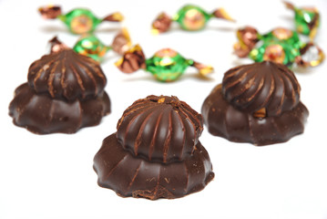 candies isolated