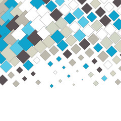 blue abstract background with modern mosaic design