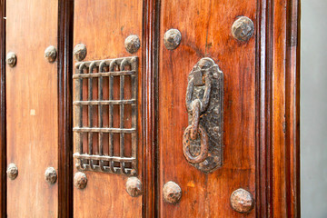 Old door handle colonial style