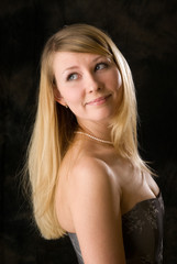 Fototapeta premium young beautiful woman