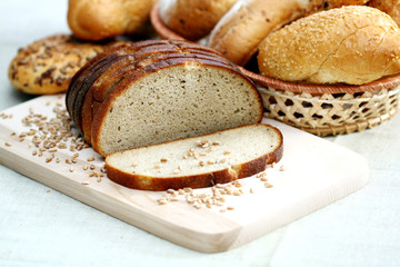 Assortment of bread