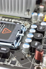 computer mainboard electronic components