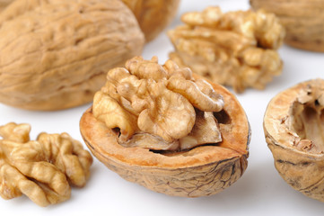 group walnut close up