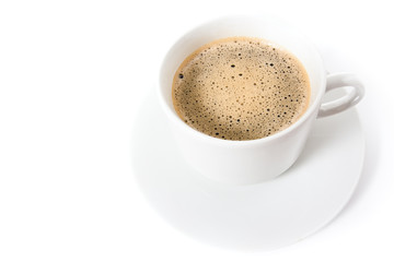 cup of coffee isolated