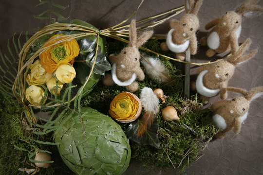 Osterfest Dekoration Osterhasen