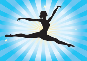 Naklejka premium Ballerina.