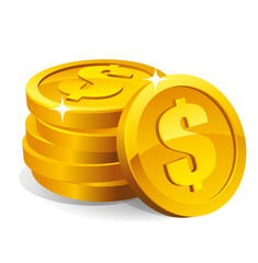 Dollars coins