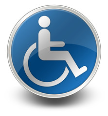 Glossy Icon "Access Symbol / Handicap"