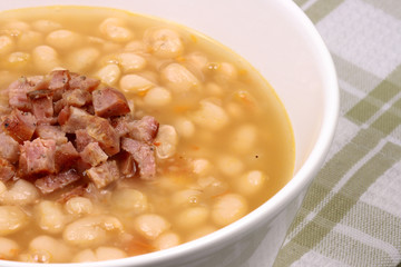white beans with sausage