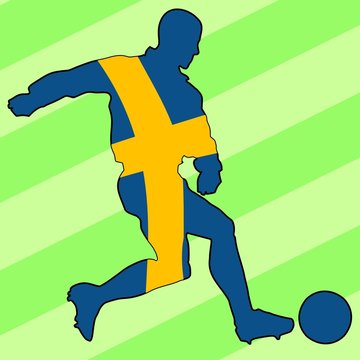 football colors of Sweden