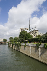 Fototapeta na wymiar Notre Dame Perspectives
