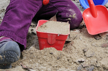 Spielen im Sand