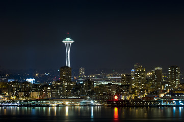 Seattle Skyline at night