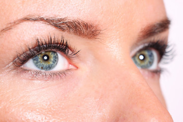 Obraz premium Woman's eye close up