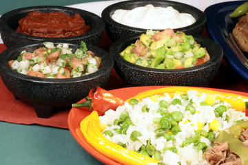 mexican fiesta meat plate