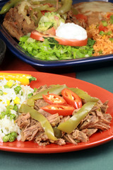 mexican fiesta meat plate