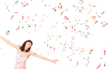 Portrait of a beautiful young woman