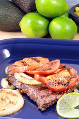 mexican carne asada plate