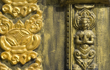 Decoration in Wat Jee Kong Temple (Koh Samui, Thailand)