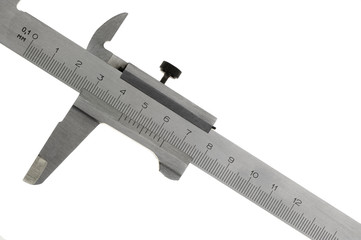 Caliper. Isolated on white