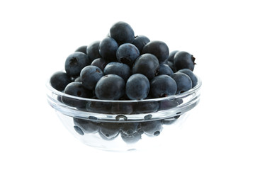 Blueberries isolated on white background