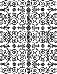 wide striped with black design