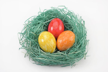 Ostern Osterei Osternest