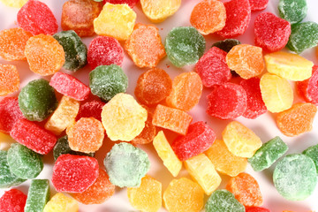 Colorful jelly candies