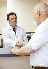 Doctor Greets Patient