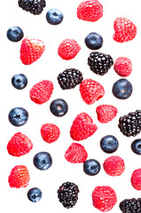 blueberry, blackberry, raspberry.