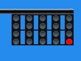 Semaforo de salida de carreras © goodluck10