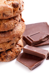 chocolate cookies with chocolate