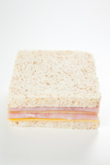 delicious ham and cheese sandwich