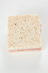 delicious ham and cheese sandwich