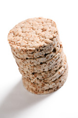 healthy puffed corn galettes