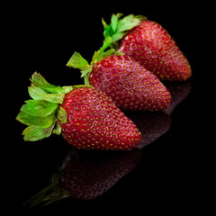 Strawberry. Close up.