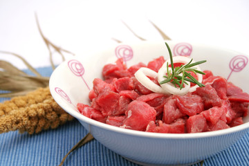 rohes rindfleisch