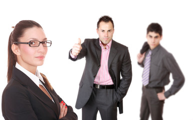 Portrait of a successful business team