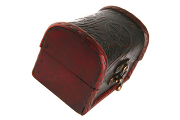 single wooden chest