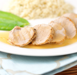 cooked loin of pork