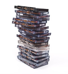 Stack audio cassettes