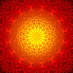 Abstract Floral Pattern Design