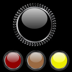 Glossy web buttons for your projects
