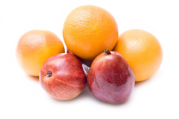 Pears and grapefruits