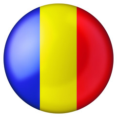 Fototapeta premium rumänische Flagge