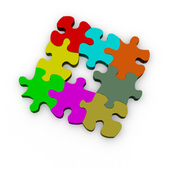 Obraz premium 3d puzzle